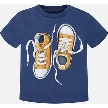 Oblečení a móda Triko MAYORAL modré s teniskami - 2 roky (92)