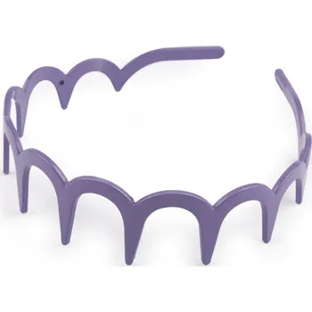 Náramek Plastová čelenka do vlasů, malé, 4 fialová tmavá