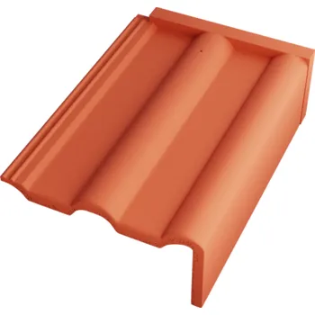 Betonpres Taška pultová okrajová pravá Natura OPTIMAL cihlová