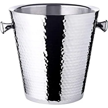 Chladič na víno Chladič sektu EDZARD (Ø 22 cm) z ušlechtilé oceli,varianty Tepaný stříbrný