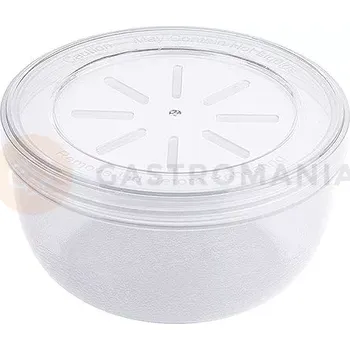 Servírovací stolek Opakovaně použitelný box na polévku, bílý | CONTACTO, 1109/350