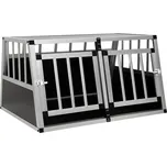 vidaXL Klec pro psy s dvěma dvířky 89 x 69 x 50 cm