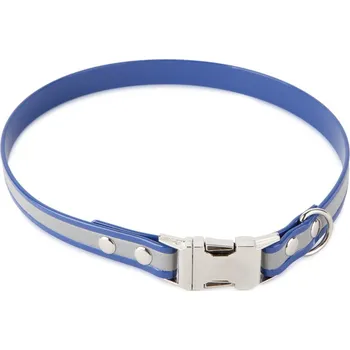 Obojek pro psa FIREDOG BioThane obojek Clip Reflect 25mm 36cm Barva: Modrá