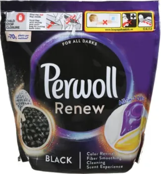 Tableta na praní Perwoll Renew & Care Caps Black