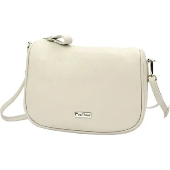 Kabelka Malá kožená béžová crossbody kabelka Mia More no. 003