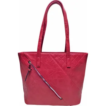 Vínová / bordó kabelka přes rameno s šikmou kapsou Lavinia