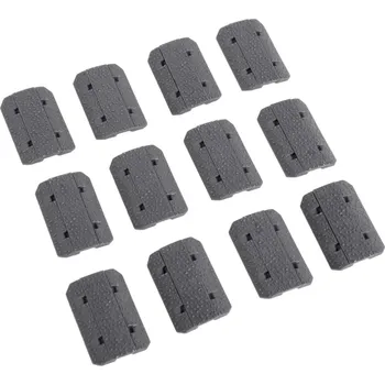 Airsoft Nylonové krytky na M-LOK Typ 2 - 12ks, šedé, JJ Airsoft