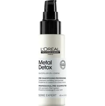 Vlasová regenerace L'Oréal Professionnel Metal Detox Pre-Shampoo Treatment - přípravná péče - ošetření před šamponováním 45 ml