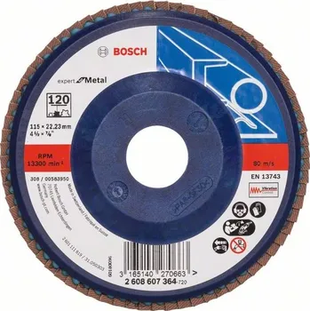 Brusný kotouč Bosch Lamelový brusný kotouč X551, Expert for Metal 2608607364