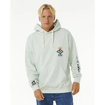 Pánská móda Mikina Rip Curl SWC PEACE HOOD Mint velikost L