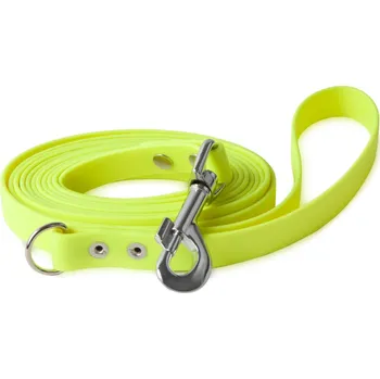 Vodítko pro psa FIREDOG BioThane vodítko 19mm 1,2m s ručkou a D-kroužkem Barva: Žlutá