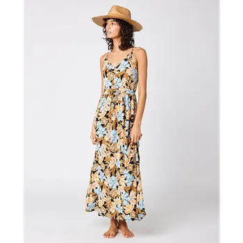 Dámské šaty šaty Rip Curl FOLLOW THE SUN MAXI DRESS Black velikost L