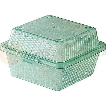 Servírovací stolek Opakovaně použitelný box na hamburgery, zelený | CONTACTO, 1105/126