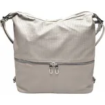 Velký šedobéžový kabelko-batoh 2v1 se vzorem Felicita