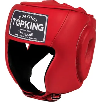 Helma na motorku Přilba TOP KING OPEN CHIN - červená - TKHGOC_RED Velikosti: M