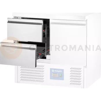 Modul 2 šuplíků do chladících stolů GN 1/1 s dolním agregátem | STALGAST, 831001