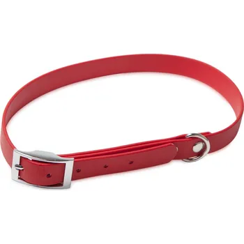 Obojek pro psa Firedog BioThane Obojek Basic 19mm 30-38cm Barva: Červená