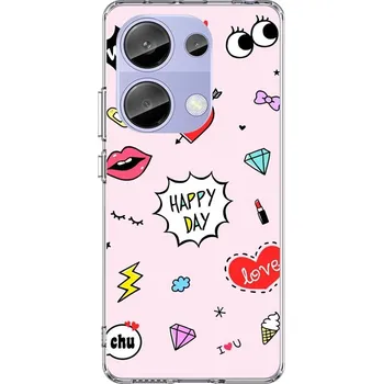 Pouzdro na mobilní telefon Kryt Xiaomi Redmi Note 13 Pro Image pevný Happy Day (obal neboli pouzdro na Xiaomi Redmi Note 13 Pro)