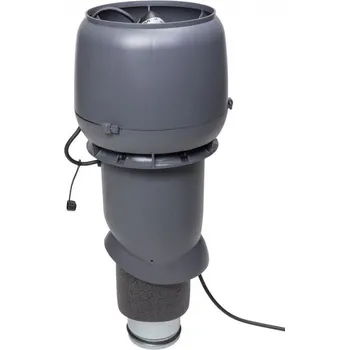 VILPE (Finsko) Střešní ventilátory pro šikmé střechy VILPE Barva: Šedá, Funkce: Základní model, Průměr potrubí [mm]: Vnitřní Ø 125, vnější Ø 225