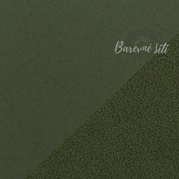 Metráž softshell zelená metráž