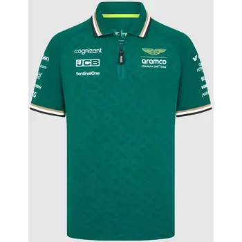 Týmová polokošile Aston Martin F1 Team zelená