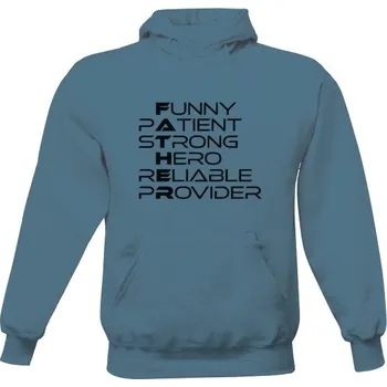 Pánská mikina Pánská mikina s kapucí s potiskem father adjectives pánské