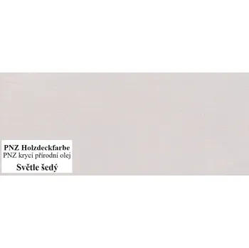 Olej na dřevo PNZ Krycí přírodní olej 0,75l Odstín: Lichtgrau - světle šedý