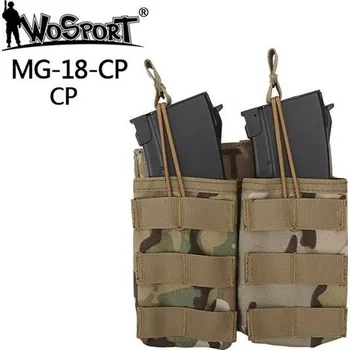 Otevřená dvojitá MOLLE sumka na 2x zásobník G36 - MC, Wosport