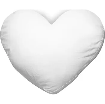 Výplň do polštáře Výplň do povlaku na polštář srdce 40x35 cm