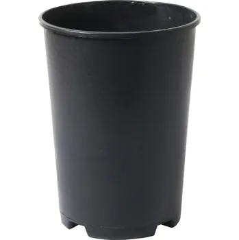 Květináč Kontejner na růže plast 1 l 11,5 x 13,5 cm černý