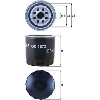 Olejový filtr Olejový filtr MAHLE OC 1673
