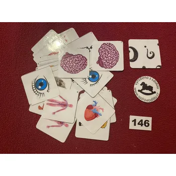 Pexeso HandMade by VeJa Velké pexeso vel.XL č.146 - Tělo (24kousků)