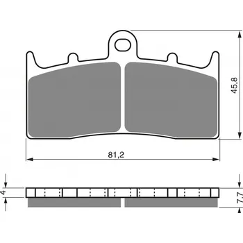 Auto-moto Brzdové destičky GOLDFREN 194 S3