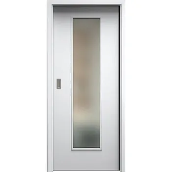 Interiérové dveře SAPELI ELEGANT KOMFORT M55 - LAKOVANÉ - POSUVNÉ DVEŘE VČ. ZÁRUBNĚ - Barva ral Průchozí šířka (cm): 60, Průchozí výška (cm): 197, Typ skla: Čiré sklo