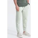 Ombre Teplákové kalhoty OM-PASK-0142 Zelená Regular Fit XL