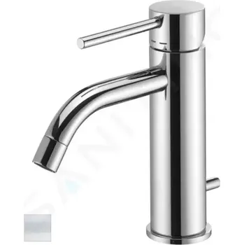 Vodovodní baterie Paffoni Light Umyvadlová baterie s výpustí, bílá mat, LIG075BO