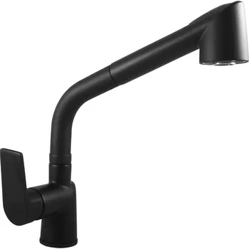 Vodovodní baterie RAV Slezák Vodovodní baterie dřezová CO111.5CMAT Colorado, barva černá matná, rozměr 1/2˝