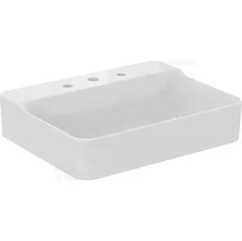 Umyvadlo Ideal Standard Conca Ceram Umyvadlo na desku 60x45 cm, bez přepadu, 3 otvory pro baterii, bílá, T382401