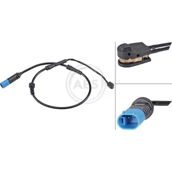 Brzdová destička Výstražný kontakt, opotřebení obložení A.B.S. 39404