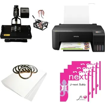 Tiskárna Sublimační sada na potisk triček a hrnků Epson EcoTank L1250 + termolis PRIME Black 3 v 1 29 x 38 cm sublimace termotransfer