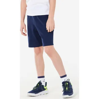 Chlapecké kraťasy DOMYOS Chlapecké bavlněné kraťasy 100 námořnicky modré 14 LET MODRÁ