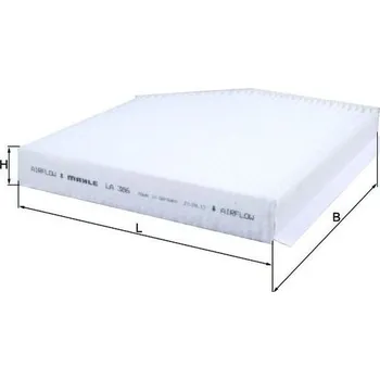 Kabinový filtr Filtr, vzduch v interiéru MAHLE LA 386