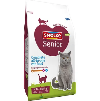 Krmivo pro kočku 2x4kg Smolke Cat Senior granule pro kočky