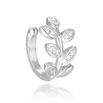 Náušnice Minet Stars Stříbrná záušnice list