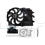 Větrák, chlazení motoru NRF 47302