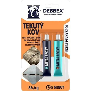 Stavební chemie DEN BRAVEN Tekutý kov světle černý 56,6 g