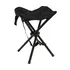 kempingová židle Redcliffs Skládací stolička 40 cm černá