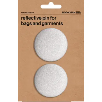 Reflexní odznak Bookman barva Stříbrná