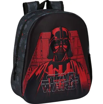 Dětský batoh Star Wars 3D Černá (27 x 33 x 10 cm)