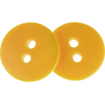 Knoflík Bellatex Knoflík sada 6 ks prům. 15 mm žlutá